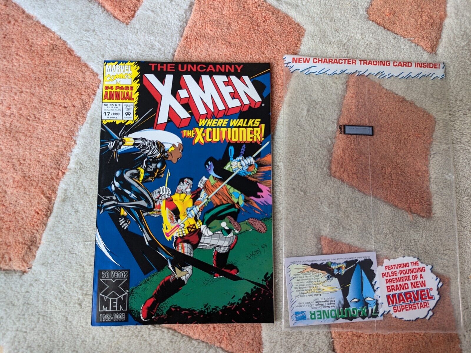 Uncanny X-Men Annual #17 - Polybag + Card - 1st Shard & X-Cutioner - VF/NM