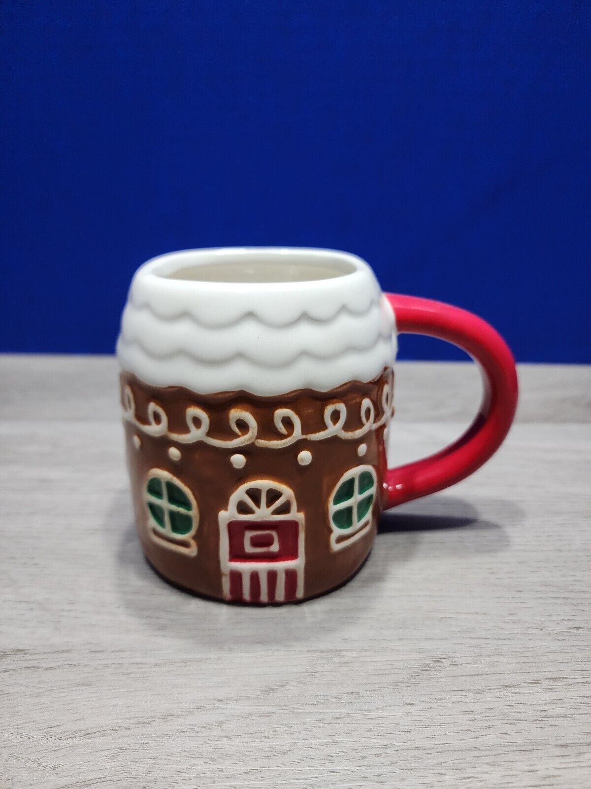 Wondershop Earthenware Holiday \\ Christmas Gingerbread House Mug; 14.3oz
