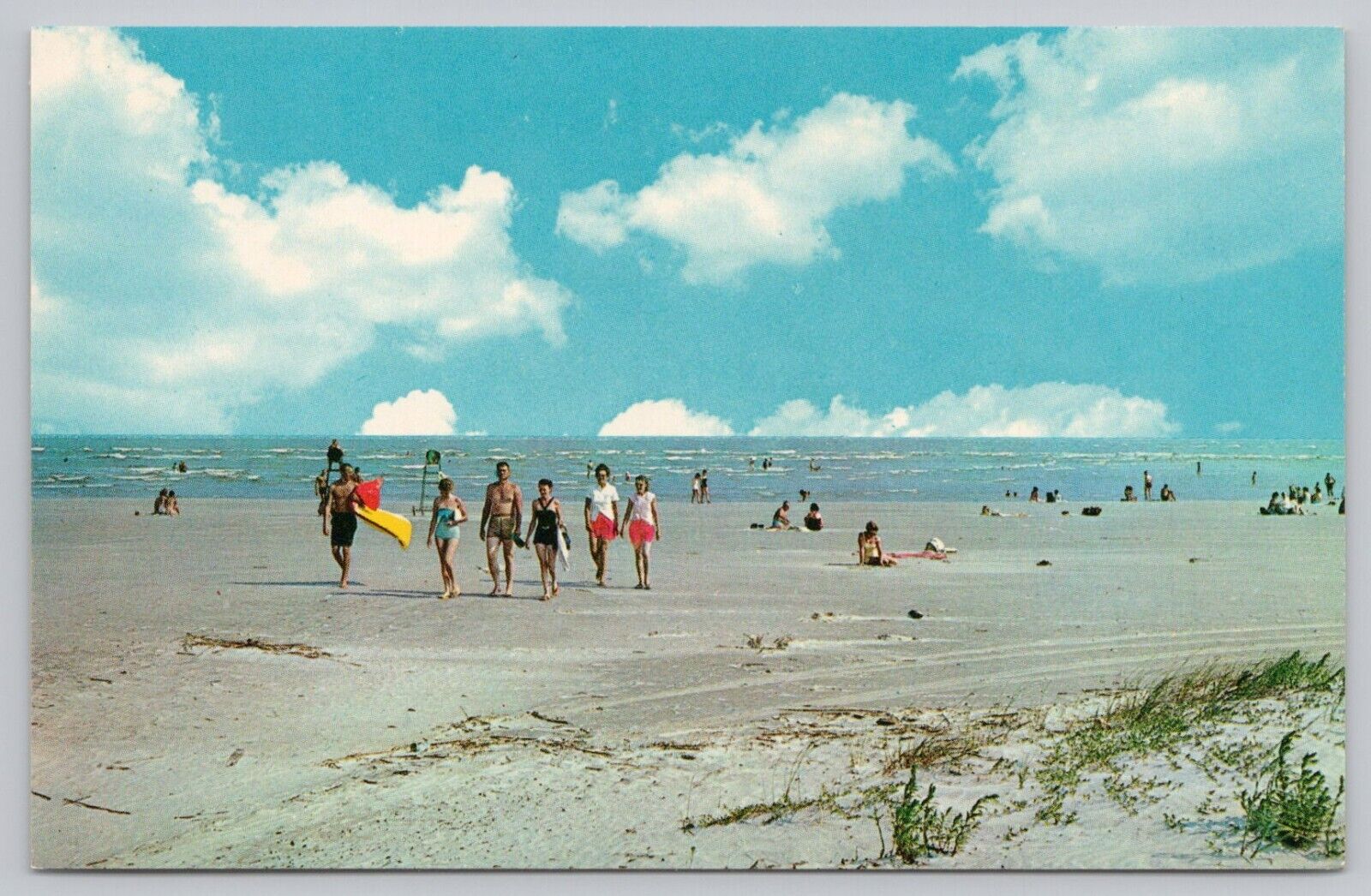 Postcard Beautiful East Beach St. Simons Island Georgia