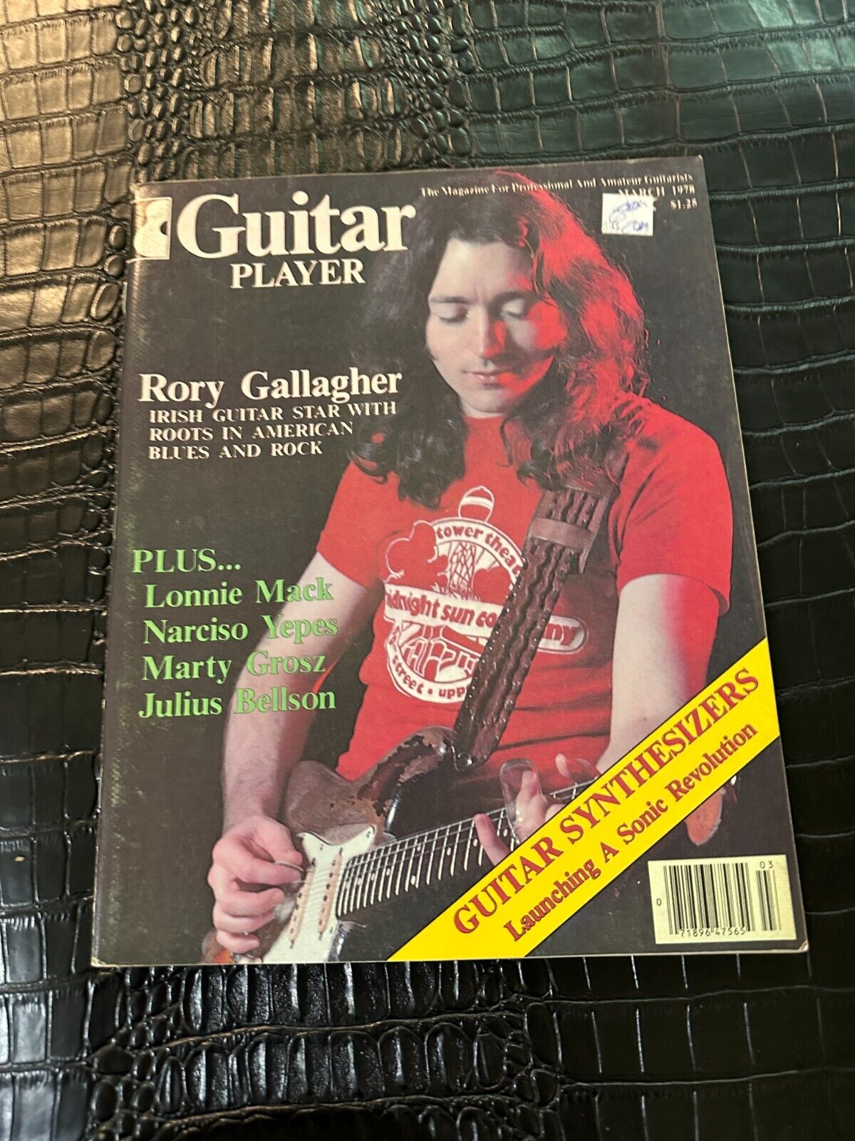 MARCH 1978 GUITAR PLAYER vintage music magazine RORY GALLAGHER