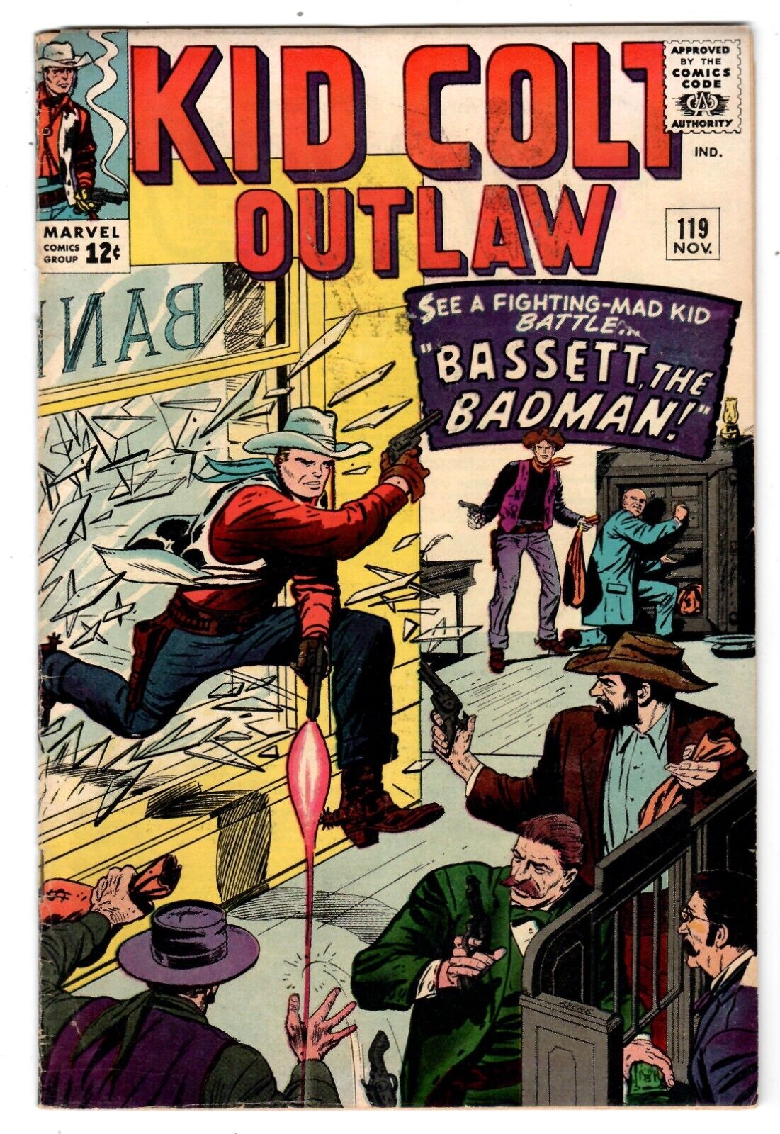 Kid Colt Outlaw #119 (1964) Marvel Very Good