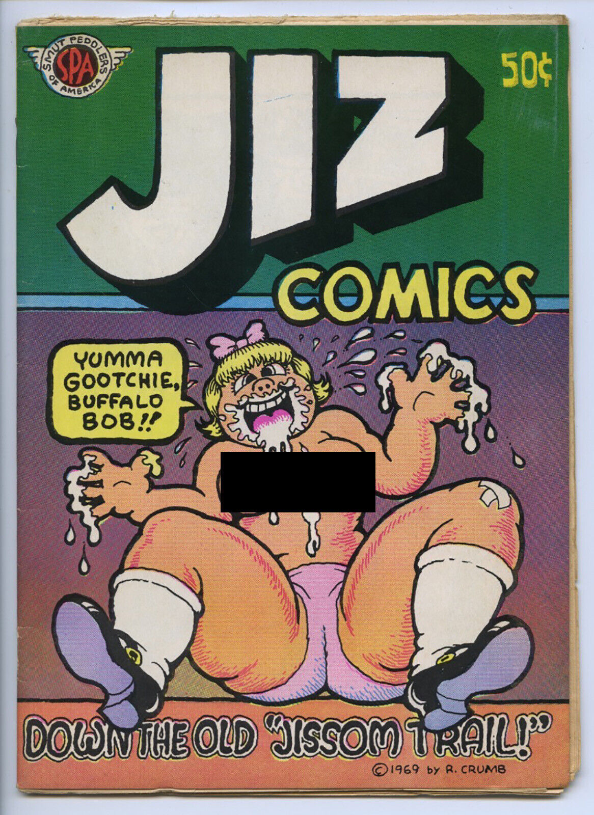 JIZ COMICS nn - 6.0, OW - Digest-size - 1st printing - Crumb - Comix