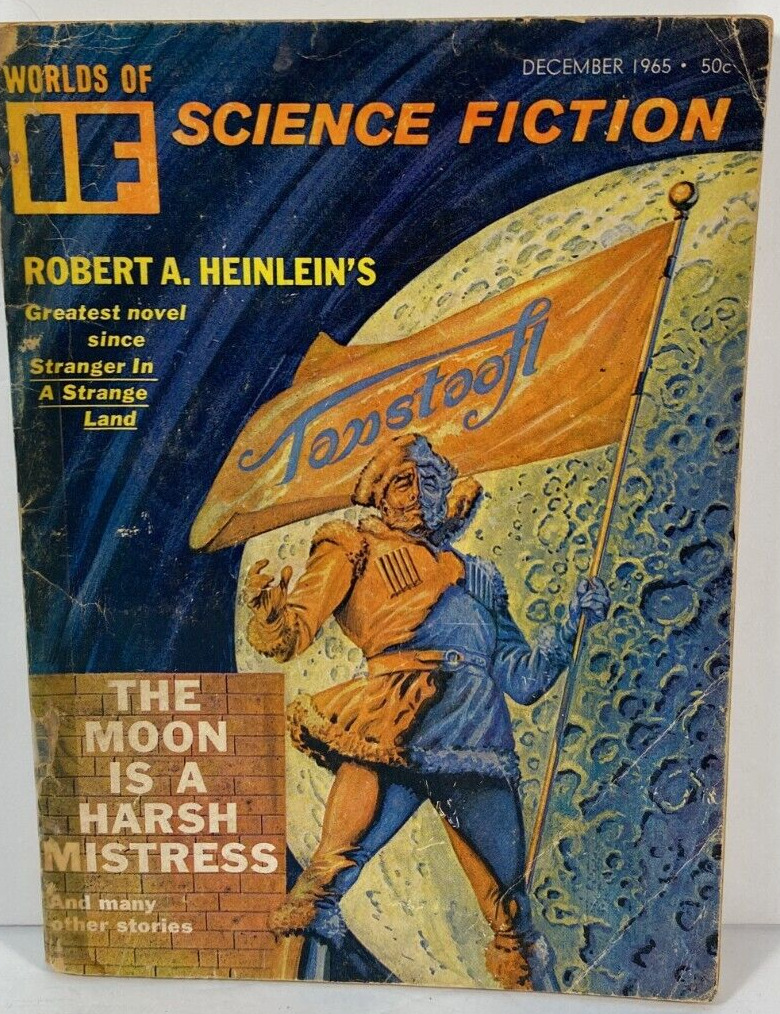 Worlds of IF Science Fiction Pulp Magazine December 1965 Sci fi Fantasy #12