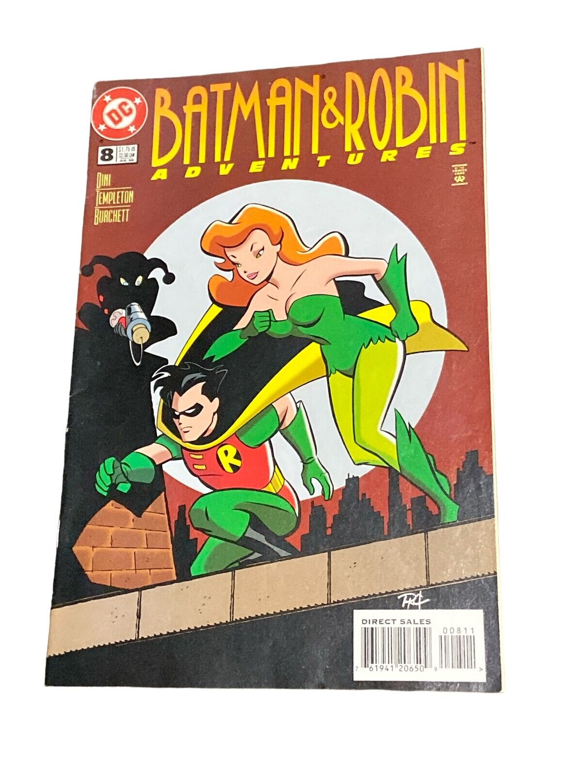 Vintage DC Comics The Batman and Robin Adventures Issue #8 July 1996