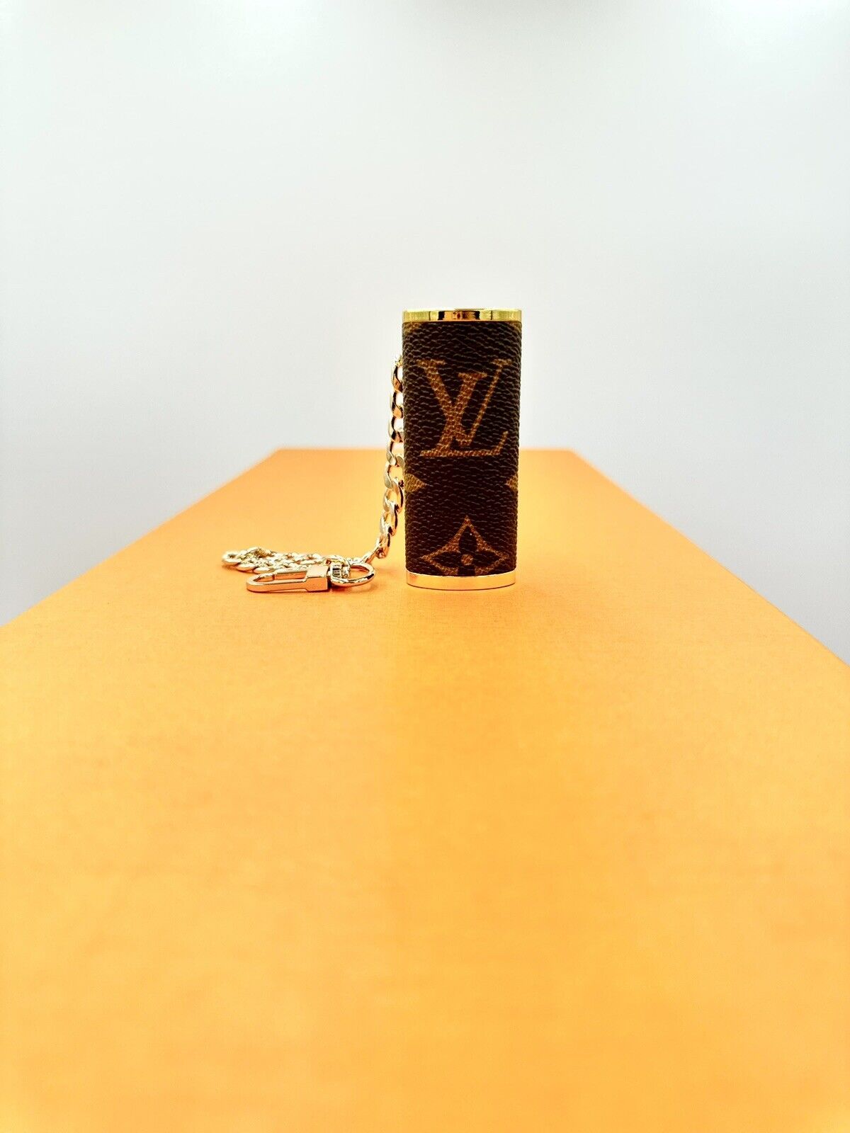 Louis Vuitton LV Lighter Case  Key Chain Custom Made From Authentic LV Keepall