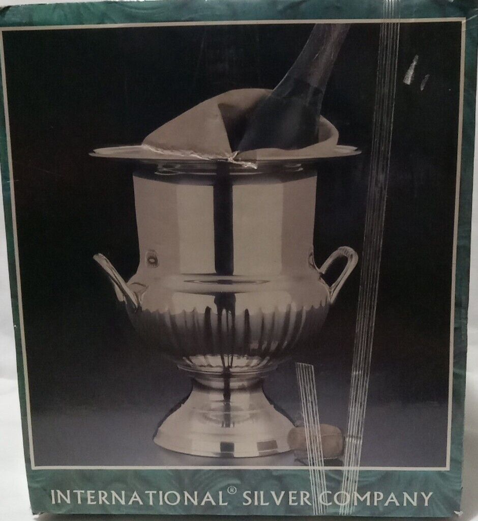 International Silver Co. Silverplated Champagne Cooler/Bucket 9 3/4