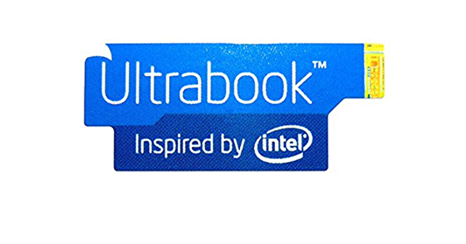 50PCS Intel Ultrabook sticker Case Badge Genuine USA Lot Wholesale Silver Black