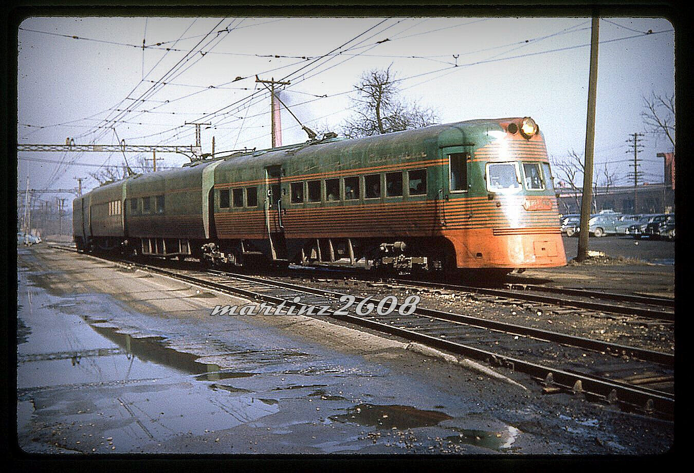 (DB) DUPE TRACTION/TROLLEY SLIDE CNS&M (CHICAGO NO. SHORE & MILWAUKEE 803