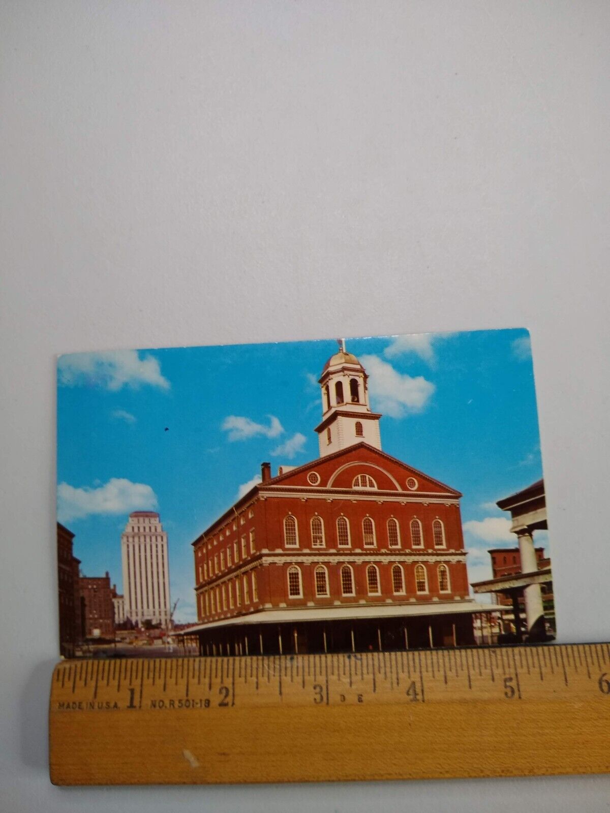 Postcard - Faneuil Hall - Dock Square, Boston, Massachusetts