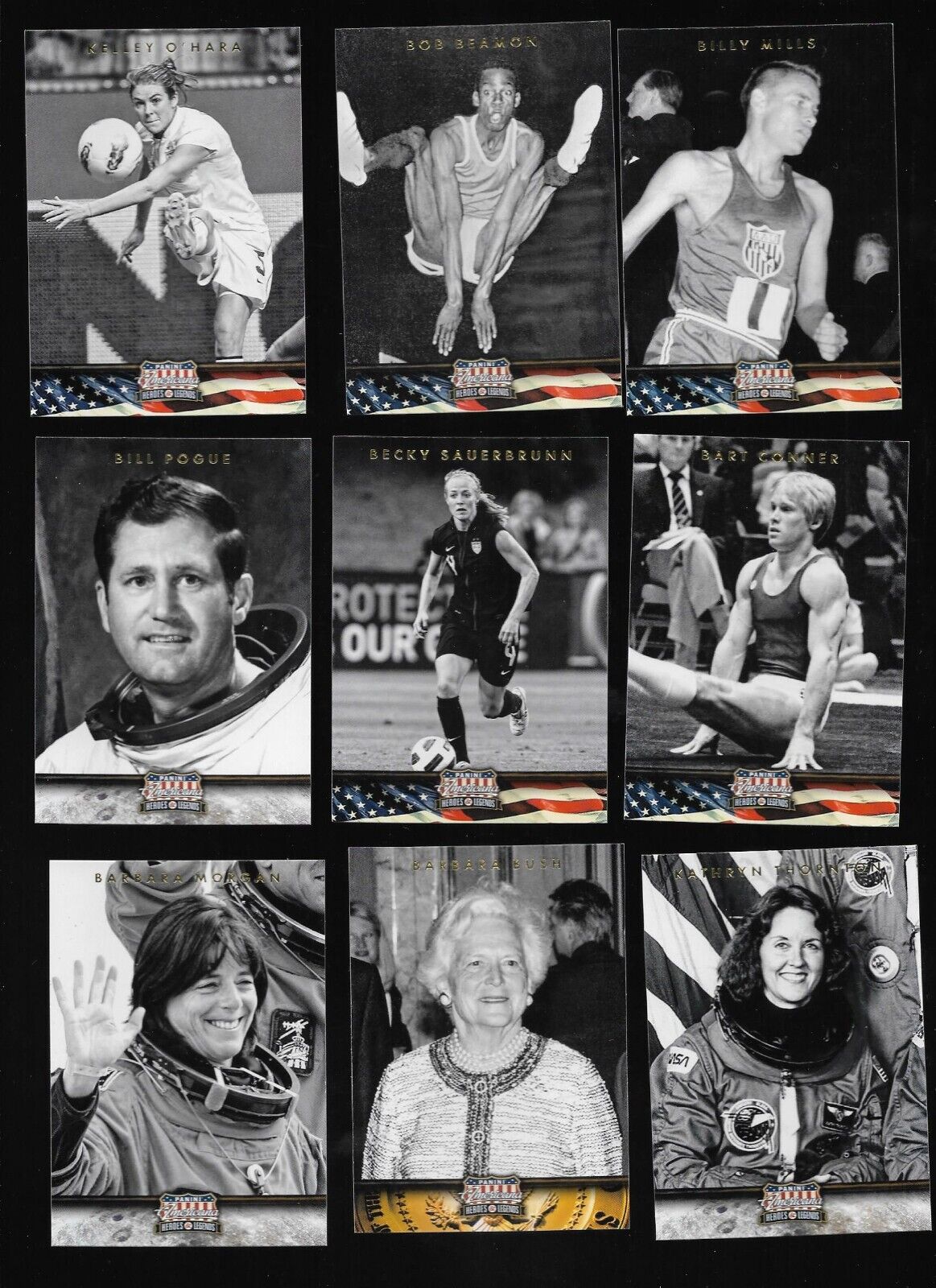 2012 Panini Americana Heroes and Legends Finish Your Set $1 Shipping
