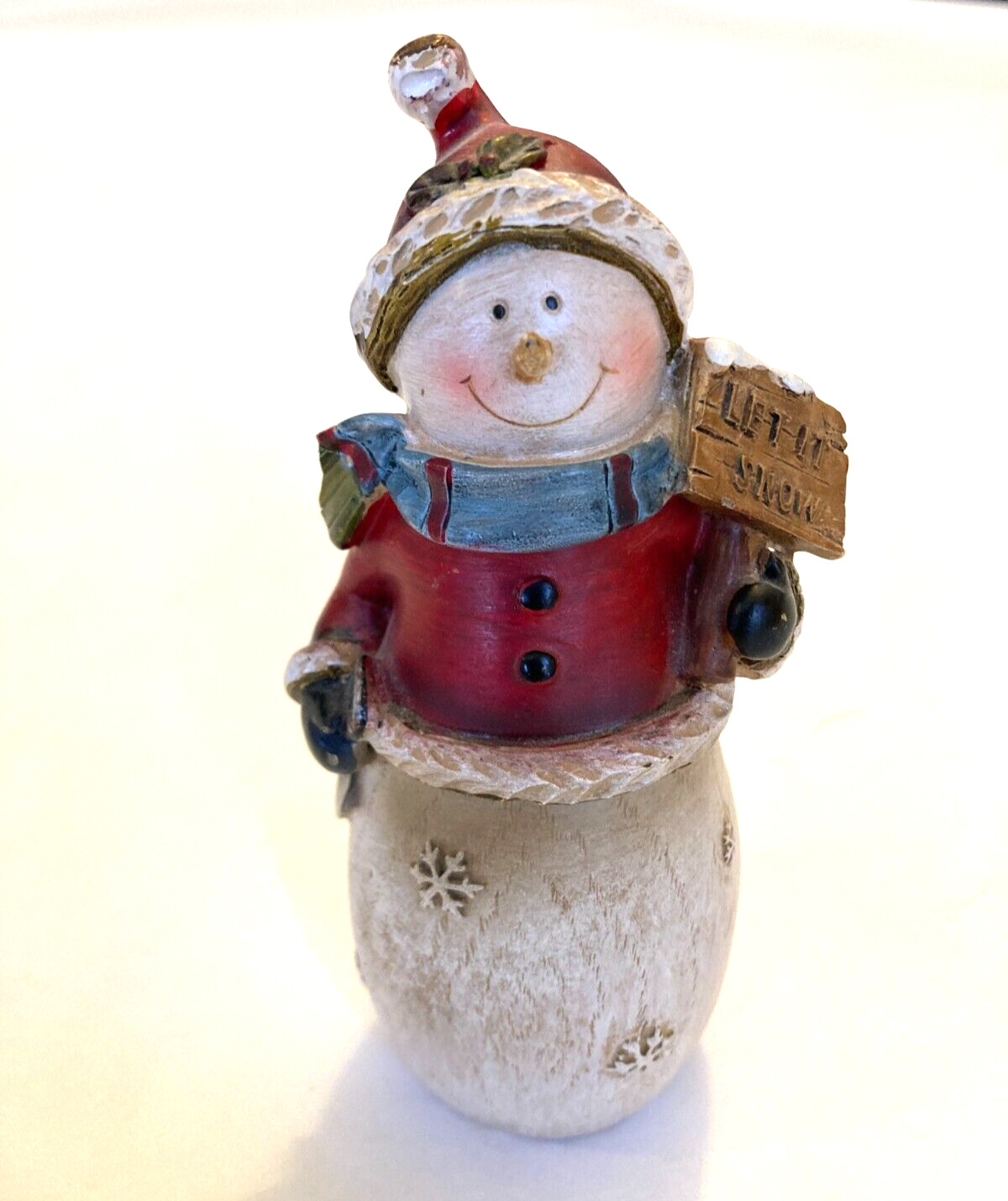 Vintage TII Collections Snowman Let it Snow