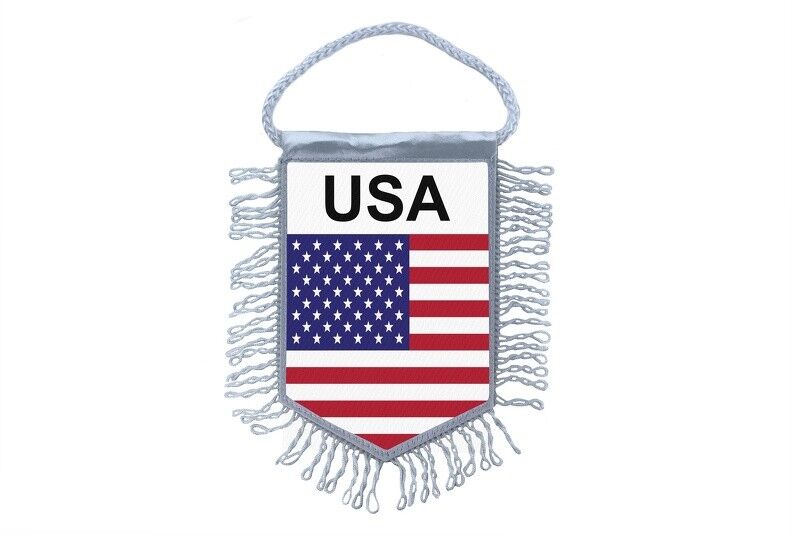 Club Flag Mini Country Flag Car Decoration USA United States American