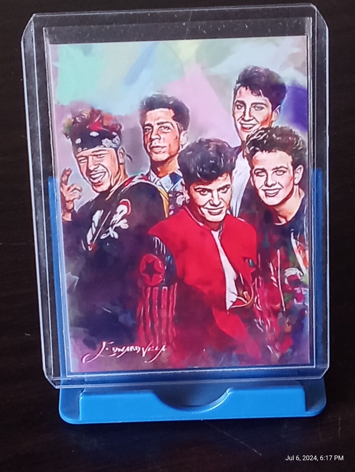 F25 New Kids on the Block #1 ACEO Art Card Signed by Artist 50/50
