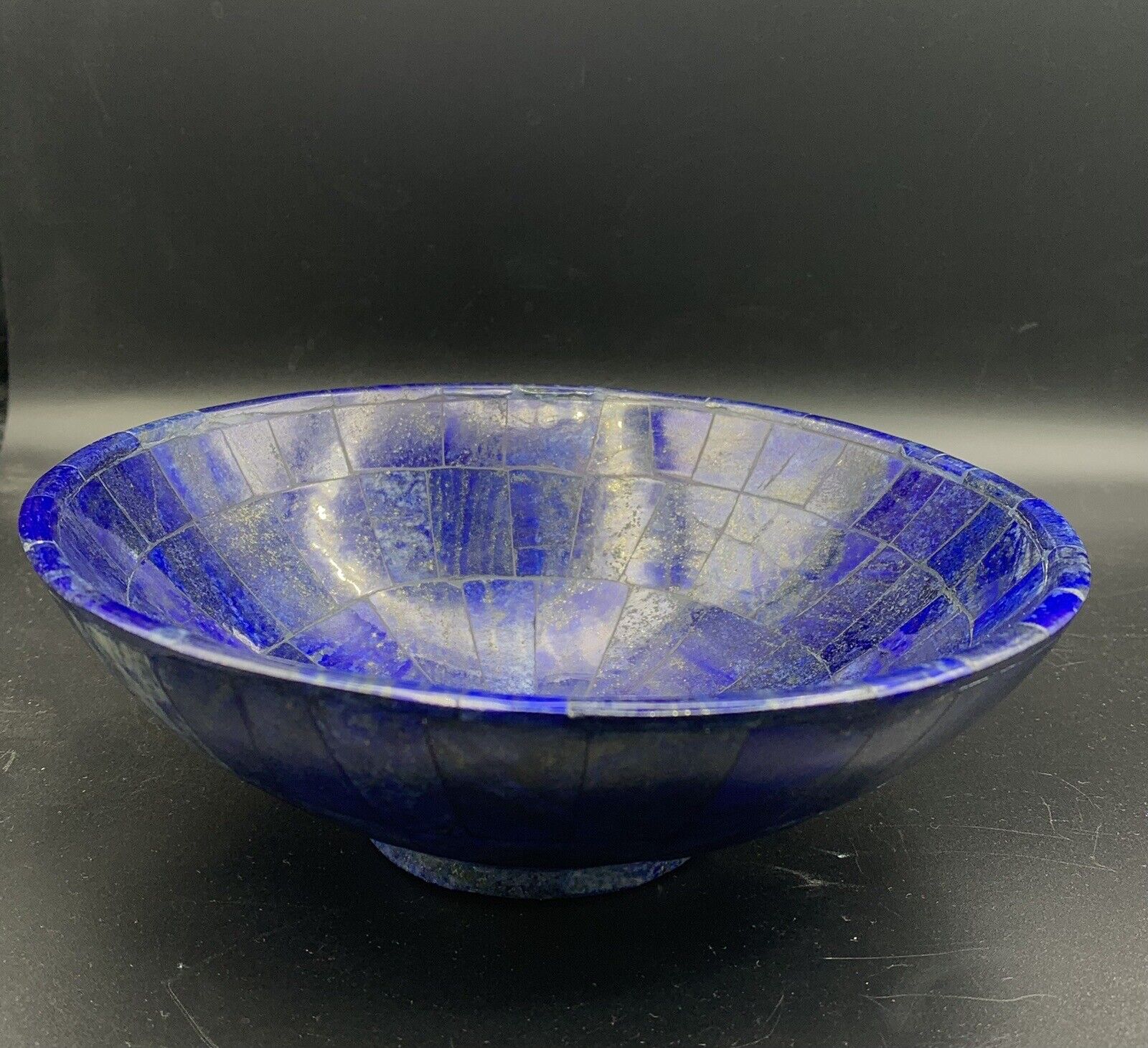 450 gm of Beautiful handmade Royal blue Lapis lazuli bowl