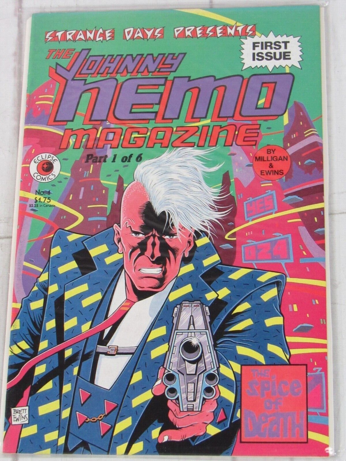 Johnny Nemo #1 Sept. 1985 Eclipse Comics
