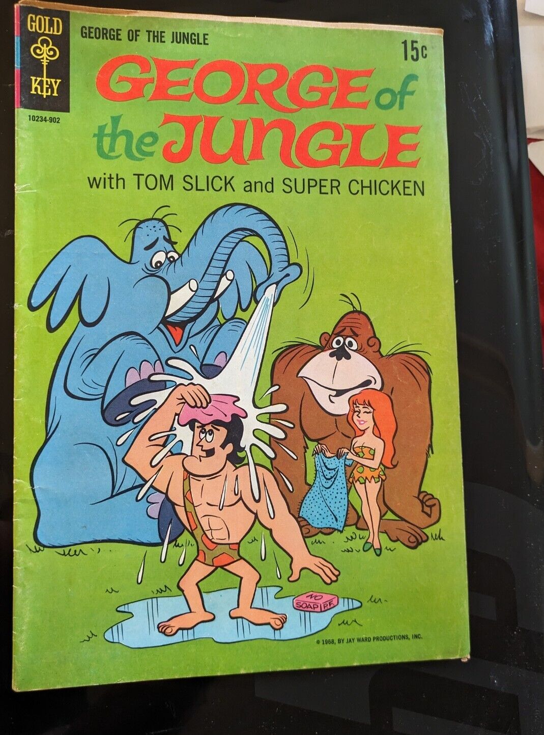 VTG 1968 1st Issue GEORGE of the JUNGLE NO. 1 GOLD KEY ORIGINAL COMIC BOOK 