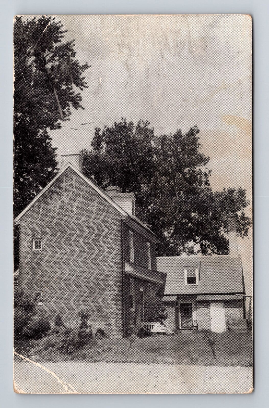 Salem County NJ-New Jersey, Hancock House, Hancock Bridge, Vintage Postcard