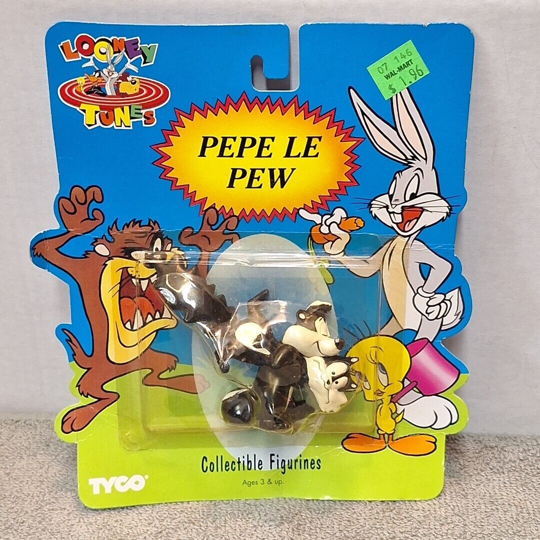 Vintage 1994 Tyco Looney Tunes Pepe Le Pew Figurine NEW SEALED 