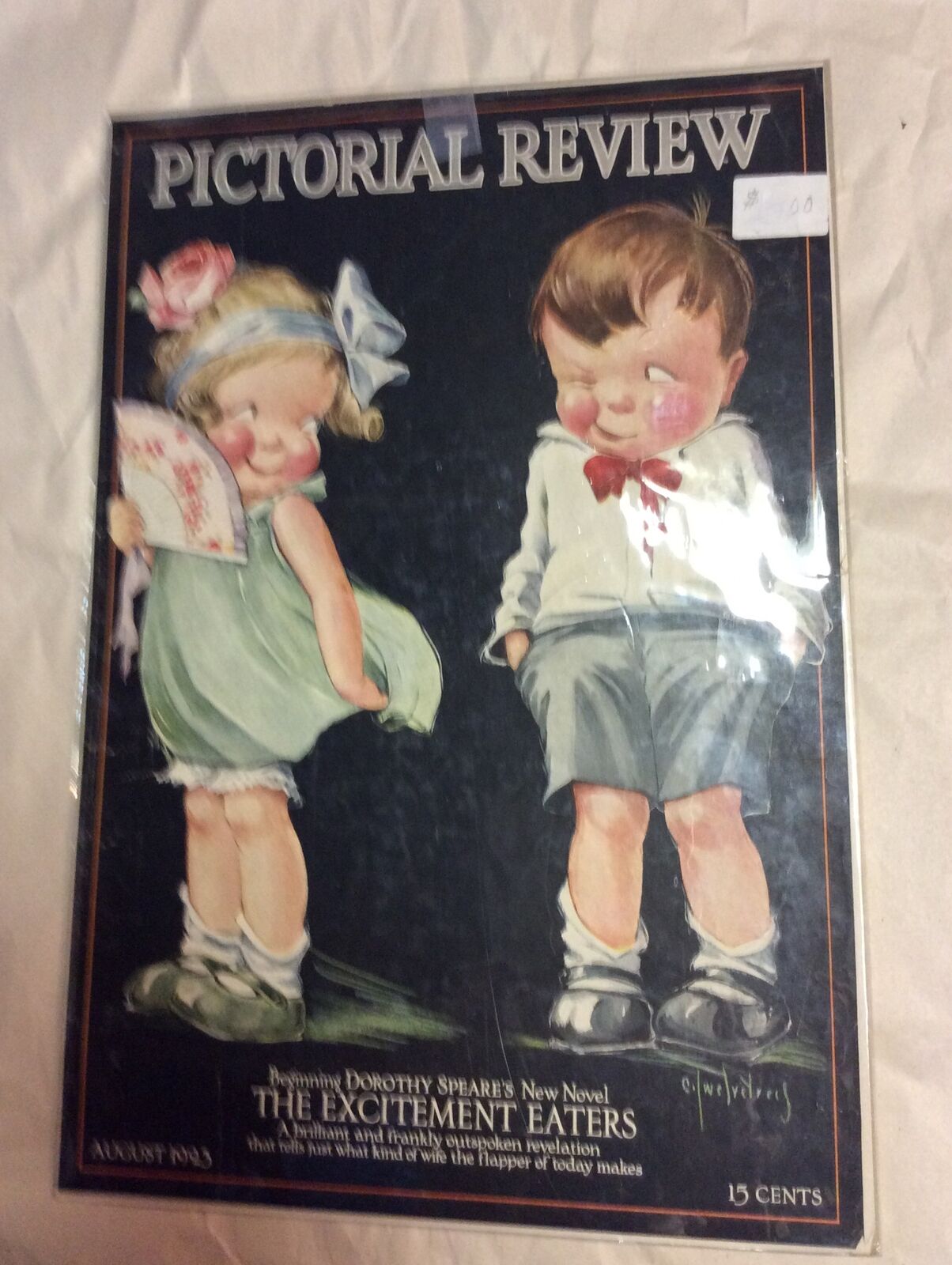 Vintage Pictorial Review Poster August 1923