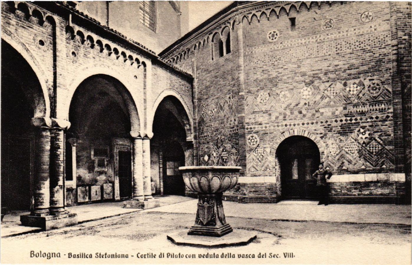CPA BOLOGNA Stefaniana Basilica. Courtyard of Pilate.. ITALY (449047)