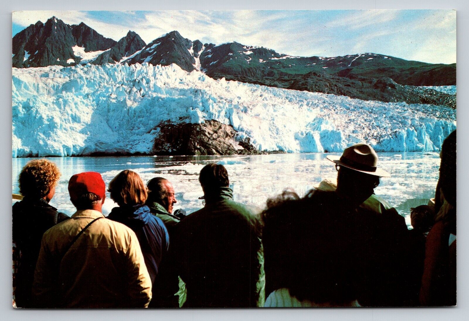 Riggs Glacier Bay National Monument In Alaska Vintage Unposted Postcard