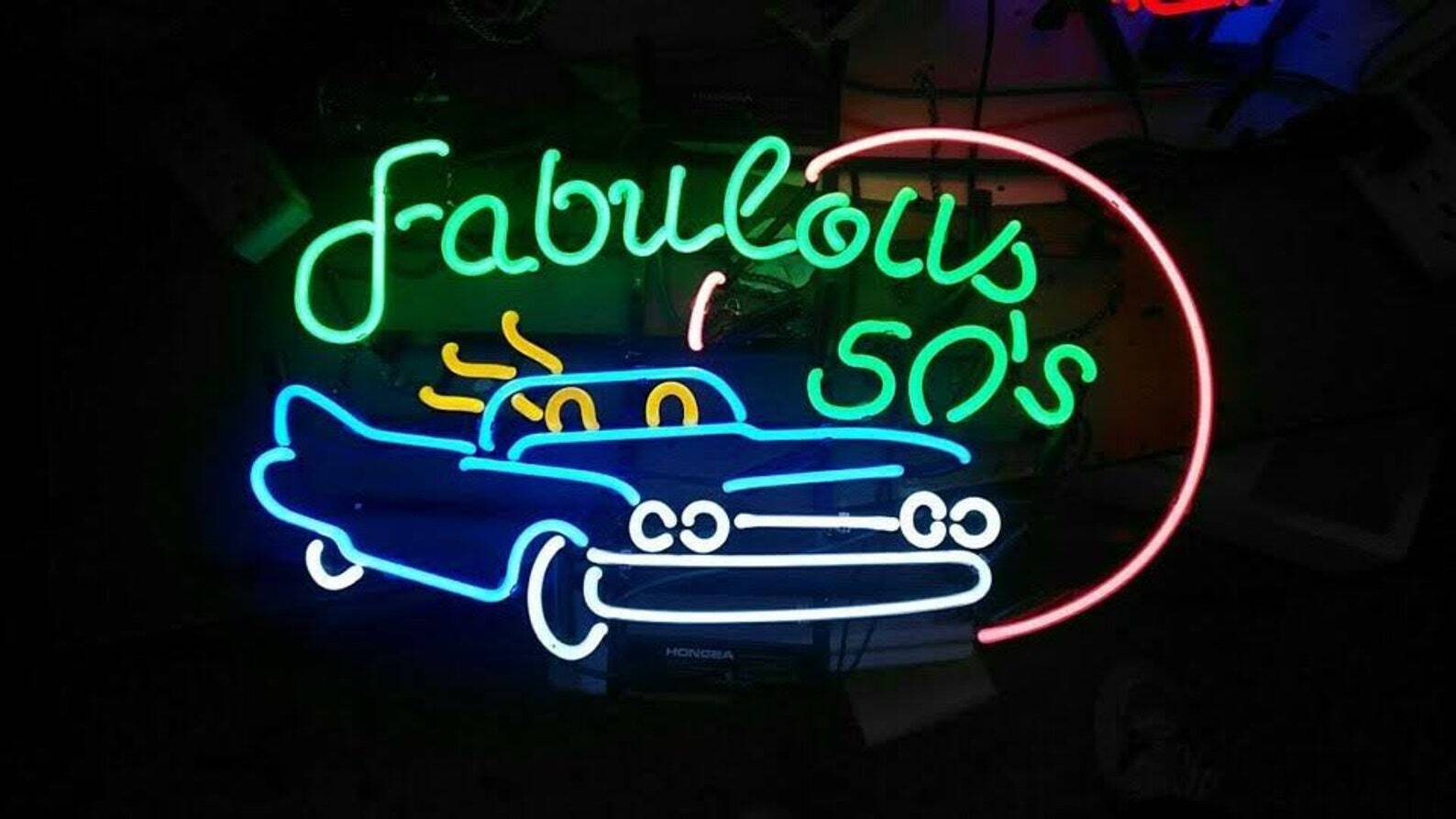 CoCo Fabulous 50\'s Auto Car Garage Neon Sign Light 24\