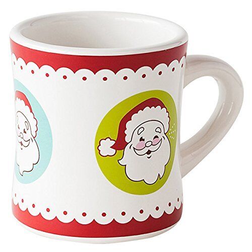 Happy Santa Mug by Caleb Gray Ceramic Trio Of Santa's MW/DW Safe Christmas