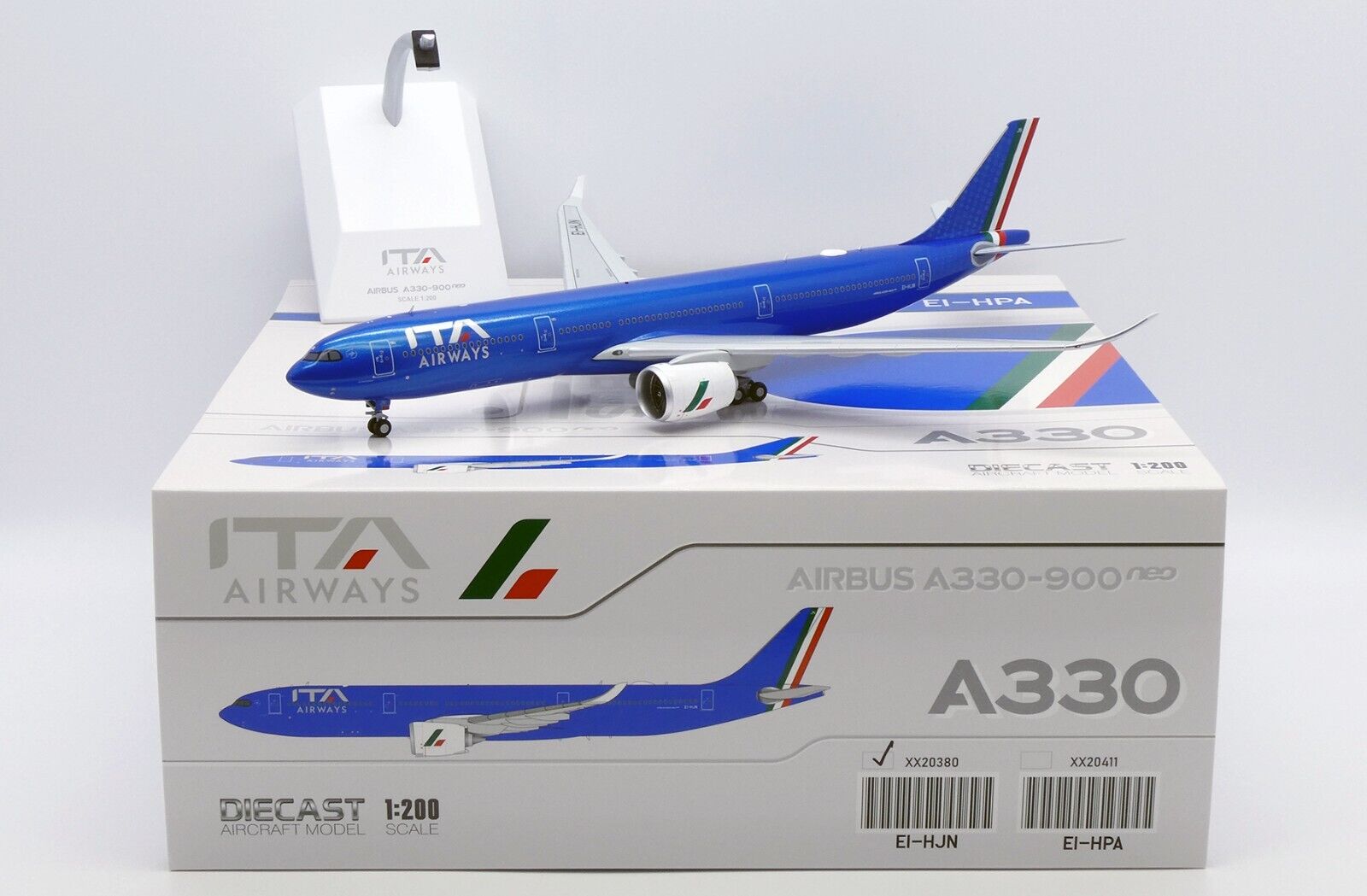 ITA Airways Airbus A330-900NEO Reg: EI-HJN JC Wings 1:200 Diecast Model XX20380