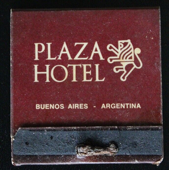 Plaza Hotel Buenos Aires Argentina MatchBook Monterey California Vintage