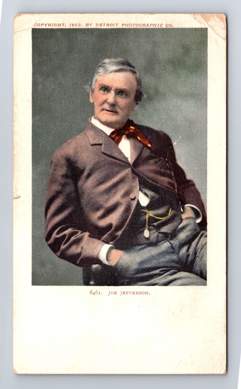 Joe Jefferson, Portrait, People, Antique, Vintage Postcard
