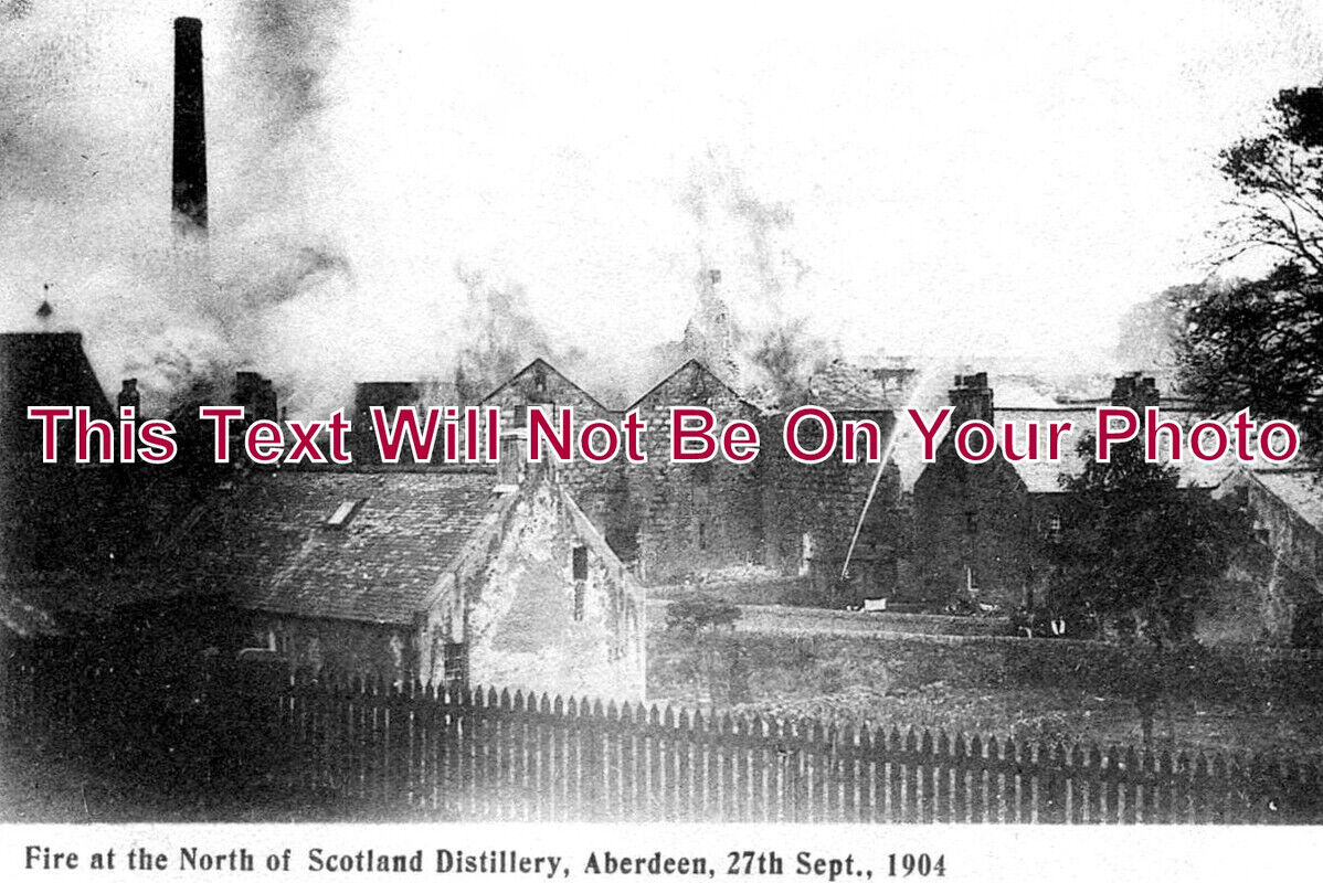 SC 2256 - Fire At The North Of Scotland Distillery, Aberdeen 1904