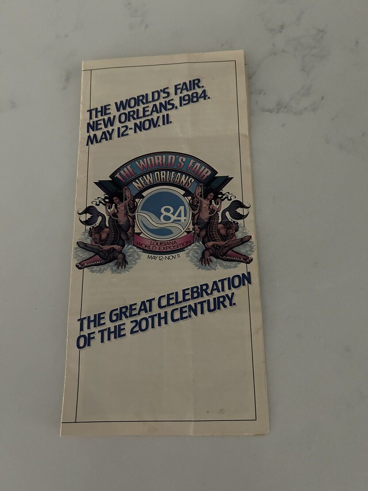 The 1984 New Orleans World's Fair Official Brochure Louisiana World Exposition
