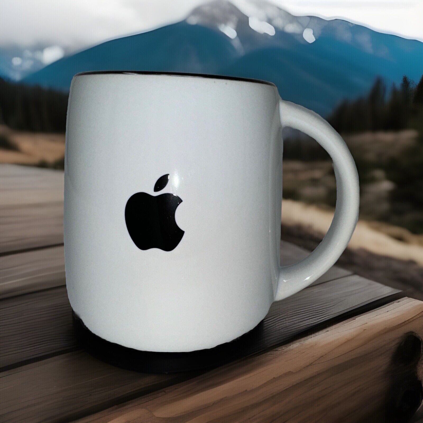 Apple Inc. Employee Only Ceramic Coffee Tea Mug White / Black