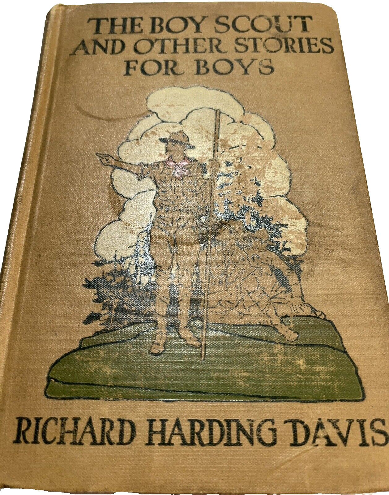 BSA The Boy Scout & Other Stories For Boys By Richard Davis Hardback 1917 BS-353
