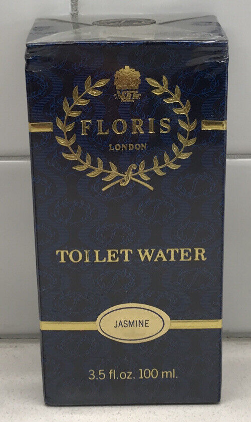 Floris London Jasmine Toilet Water 3.5 fl. oz. 100 ml. Vintage NOS Sealed