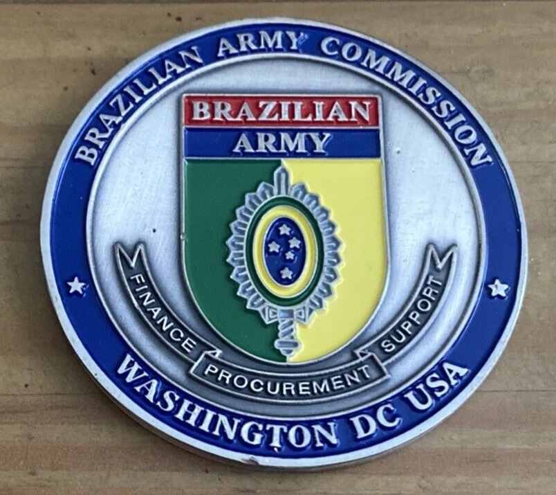 Brazilian Army Commission Challenge Coin Washington DC