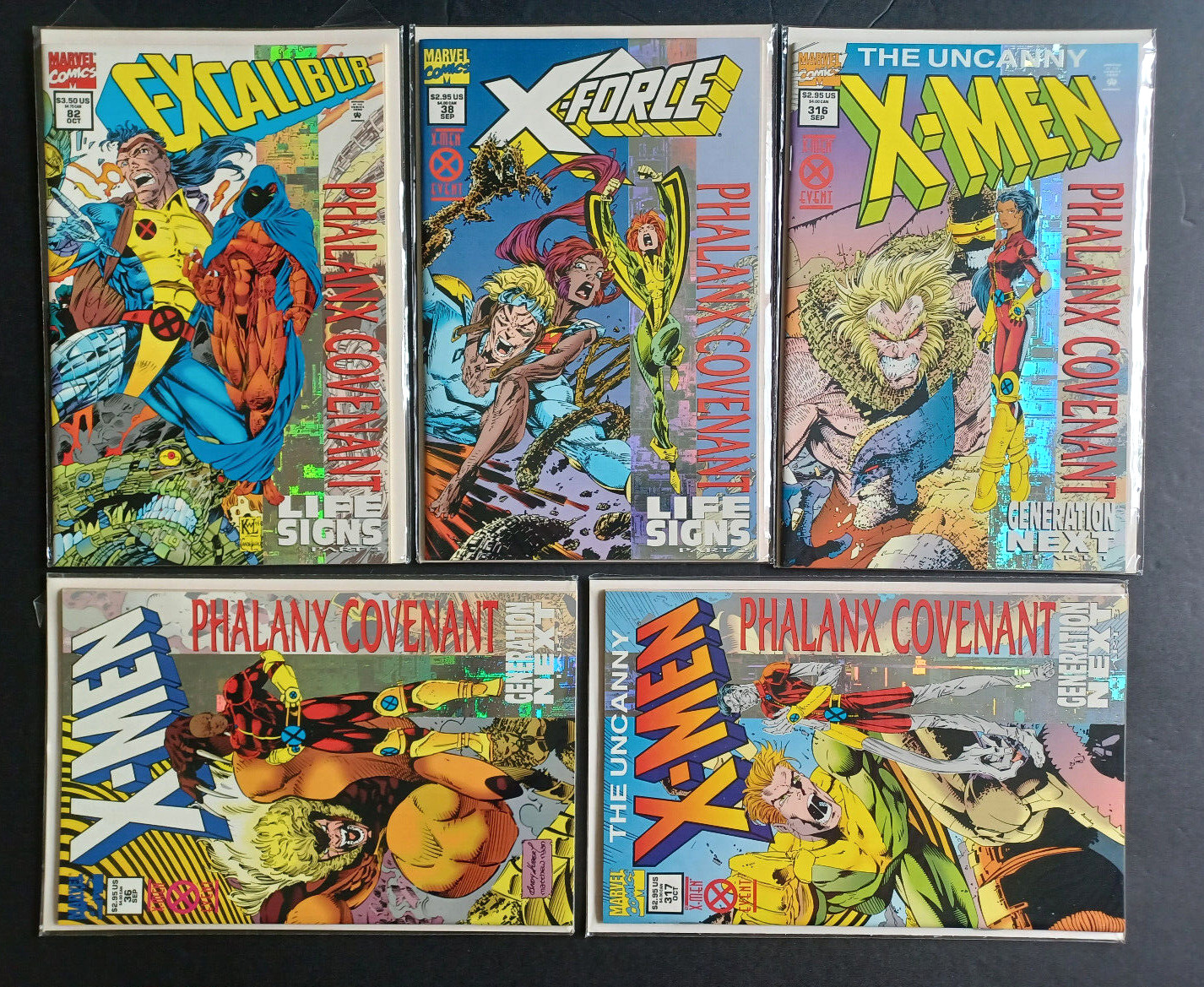 X-Men: Phalanx Covenant Complete Set - 9 issues - Cable Wolverine X-Force - NM
