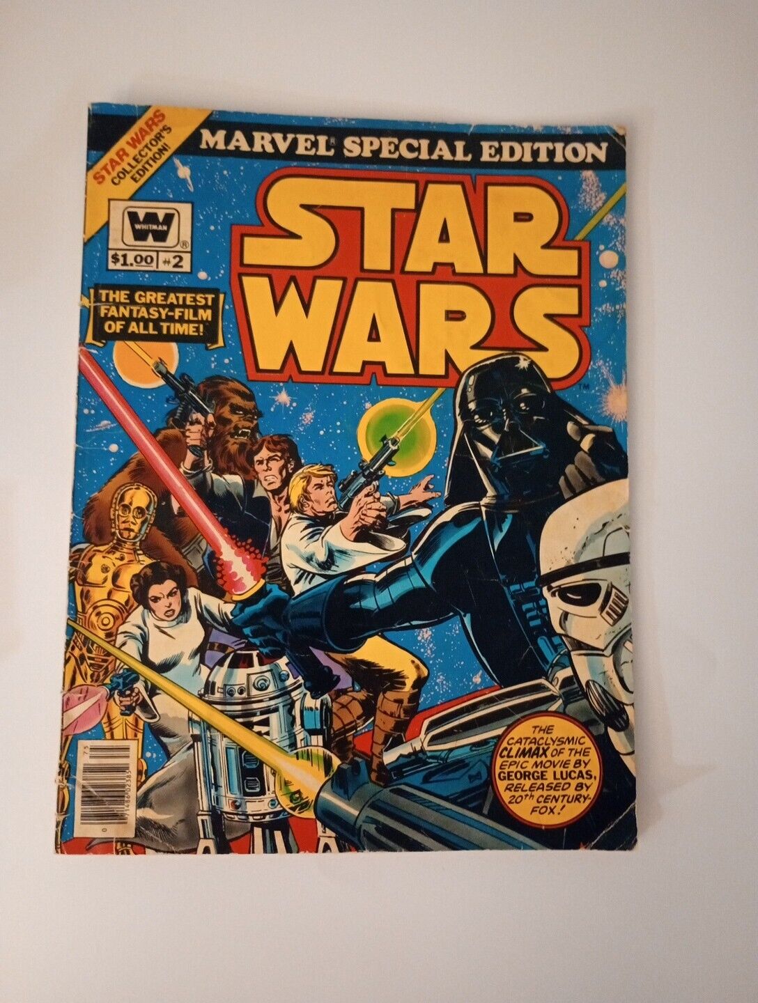 1977 STAR WARS #2 MARVEL SPECIAL EDITION COLLECTORS GIANT VINTAGE COMIC Whitman 