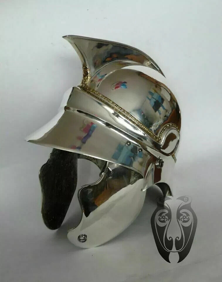 Early Medieval Knight Late Roman Celtic Helmet Roman Gallic Helmets 18GA Steel