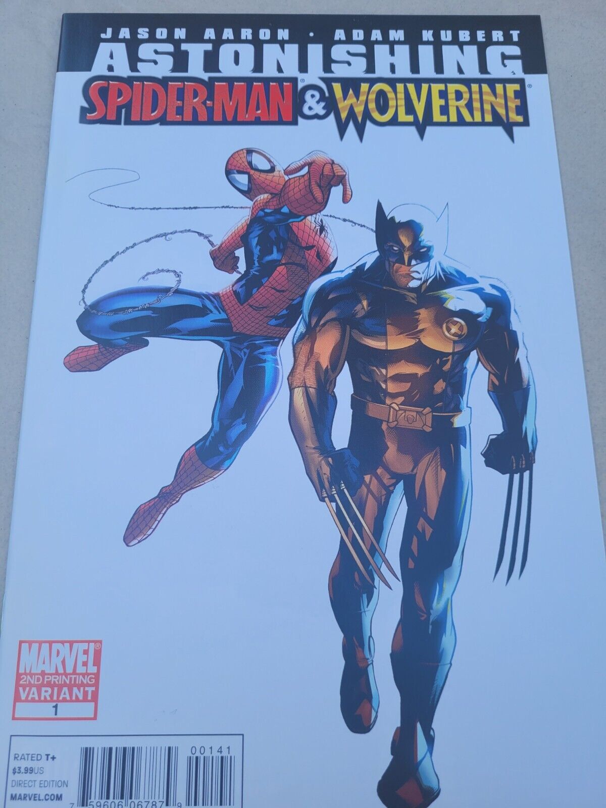 Astonishing Spider-Man &Wolverine #1. Htf 2nd Print Nm