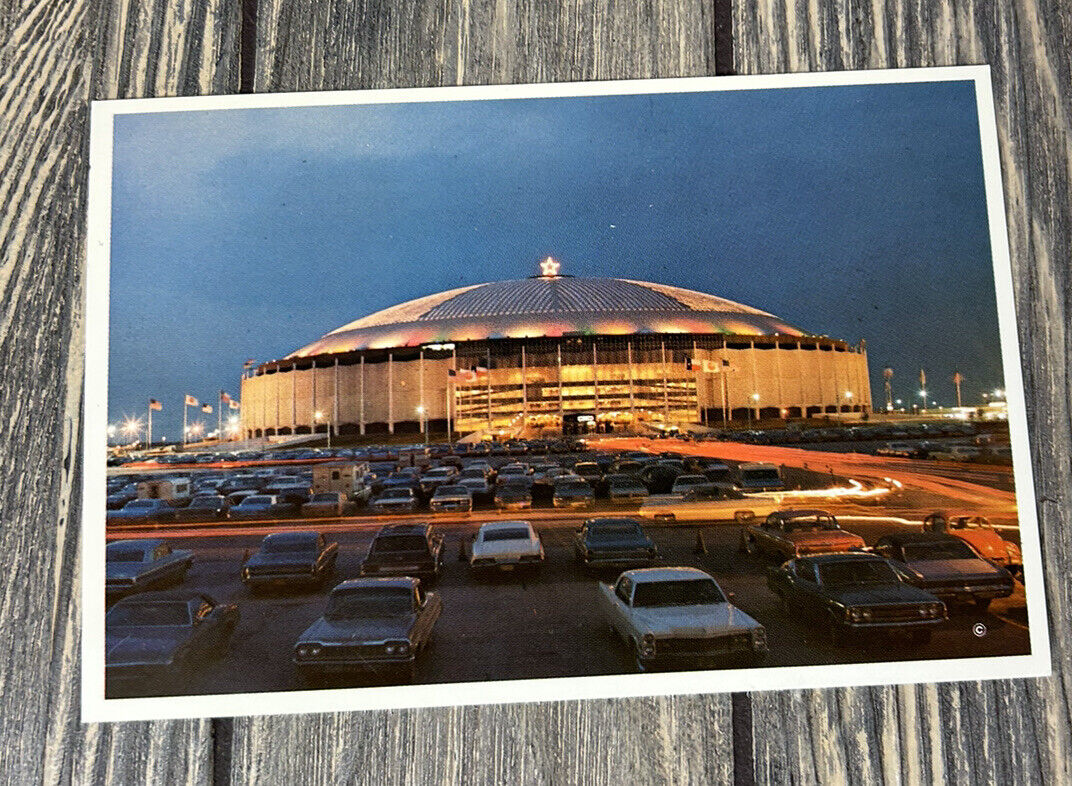 Vintage The Astrodome Houston Texas Postcard Souvenir 