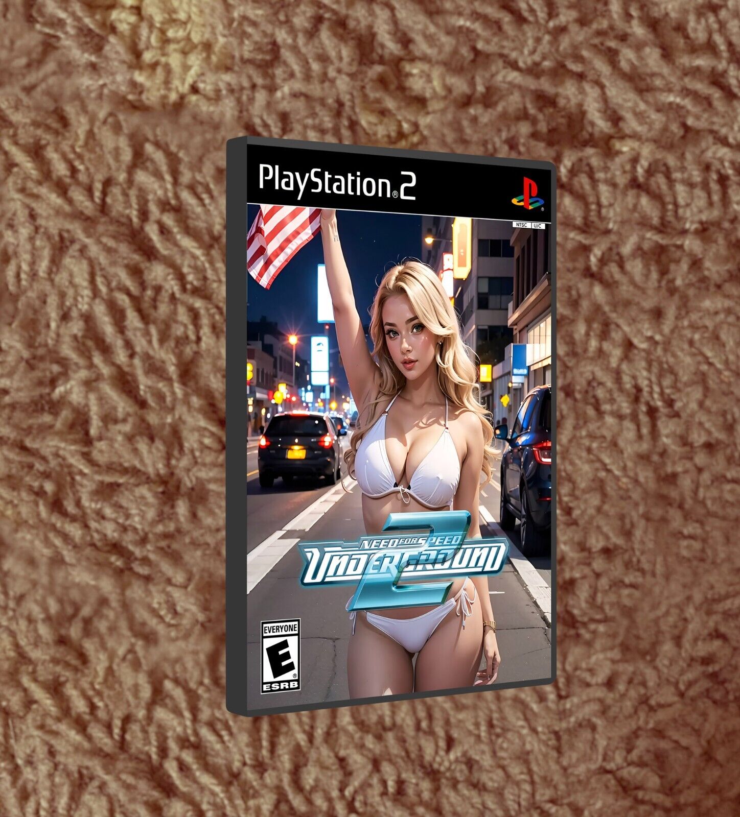 COVER ONLY Need For Speed Underground 2 PS2 NO GAME NO CASE 