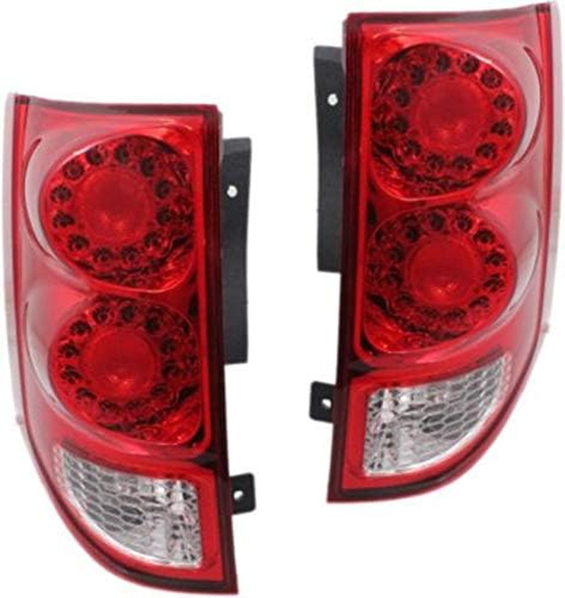 Evan-Fischer Tail Light Assembly Compatible with 2011-2019 Dodge Grand Caravan R