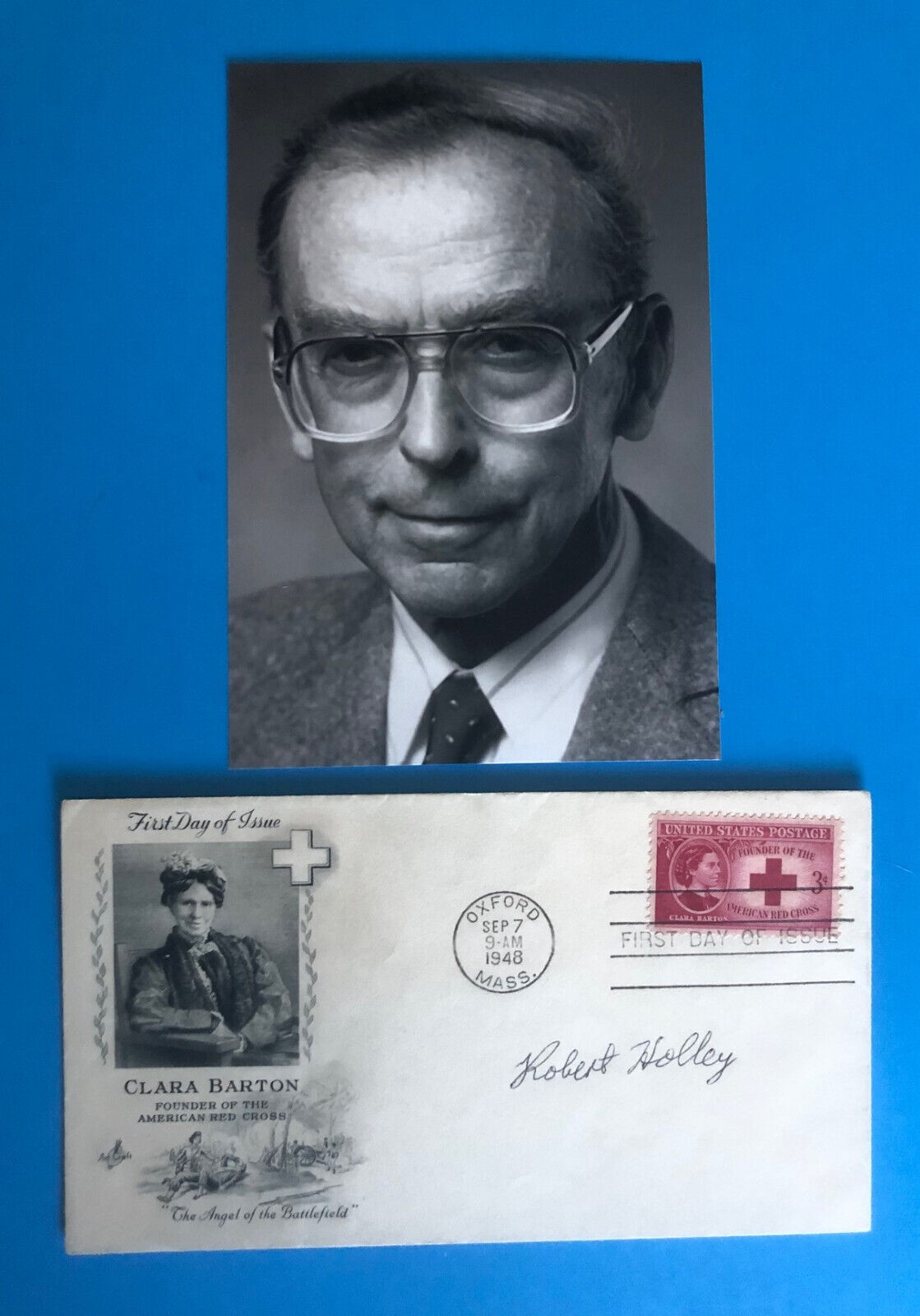 Robert Holley (Nobel Prize Medicine 1968) Hand Autographed Signed 1948 FDC