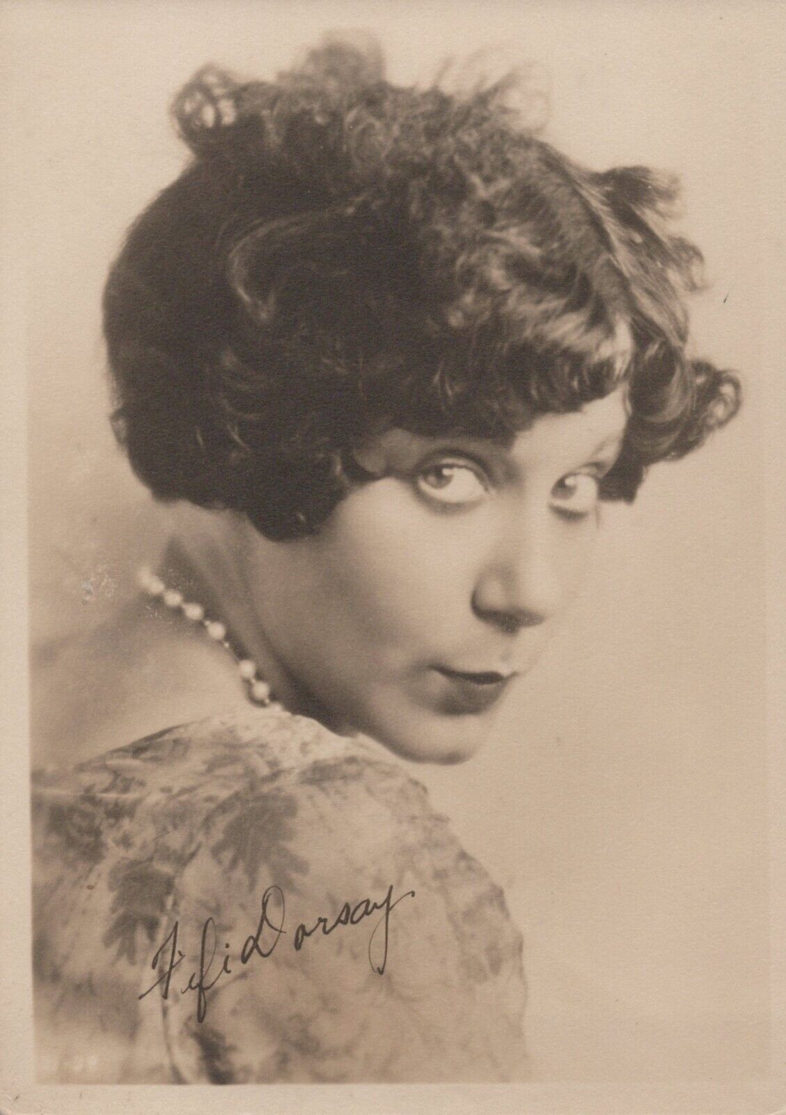 Fifi D\'Orsay (1930s)🎬⭐ Beauty Actress - Stunning Portrait Photo K 197