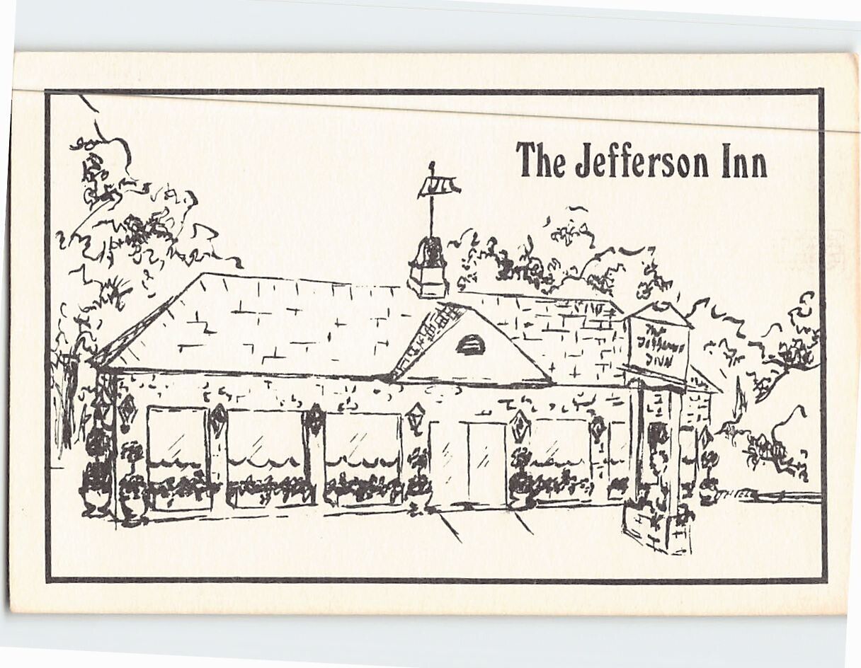 Postcard The Jefferson Inn Williamsburg Virginia USA