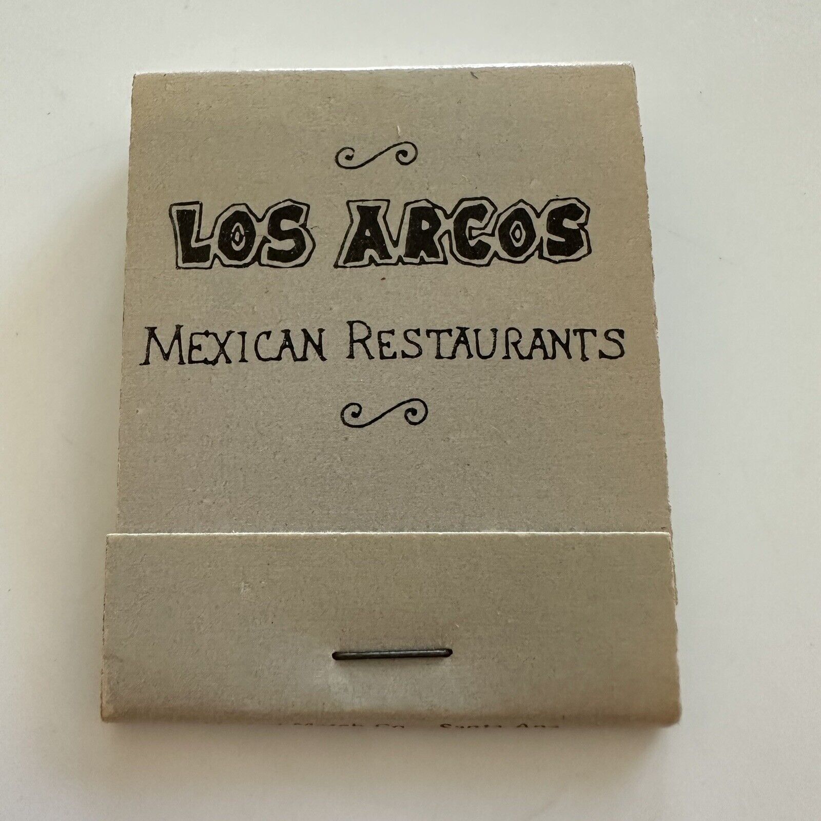 Vintage Full Matchbook - Los Arcos Mexican Restaurant - California