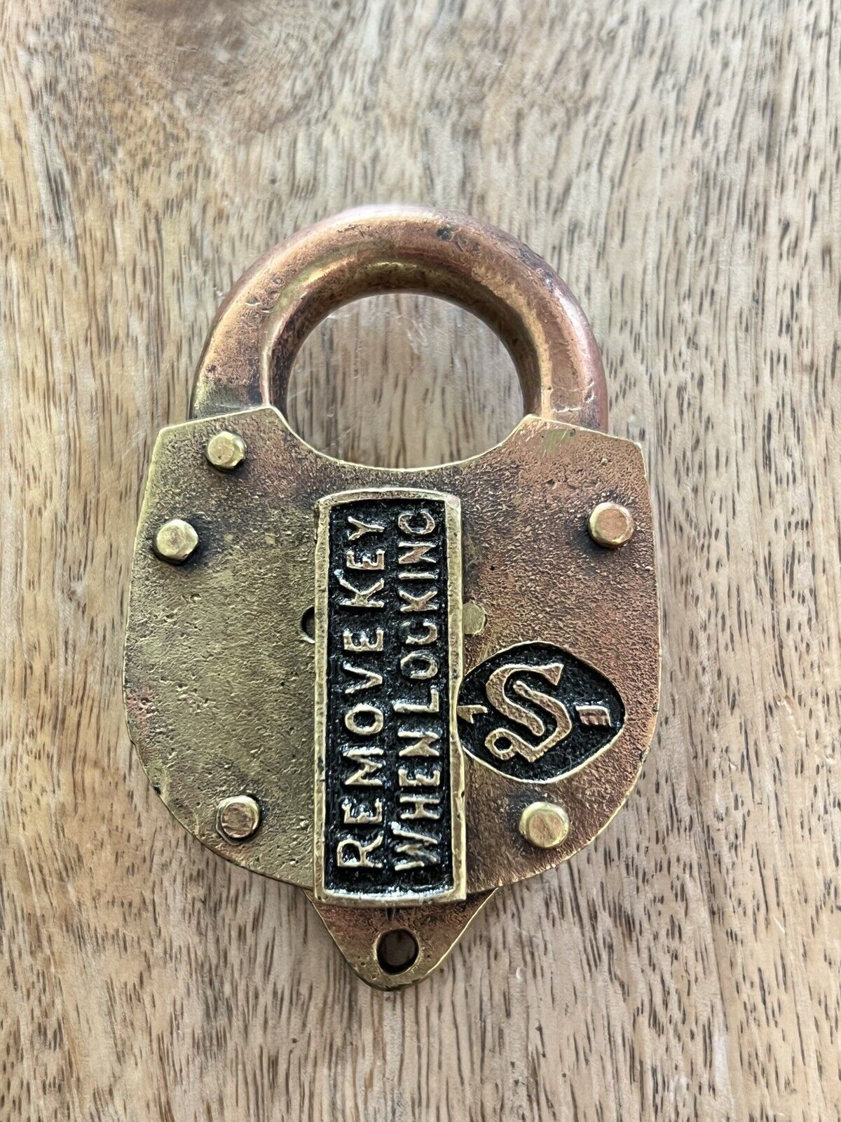 Vintage Old Slaymaker Padlock No Key