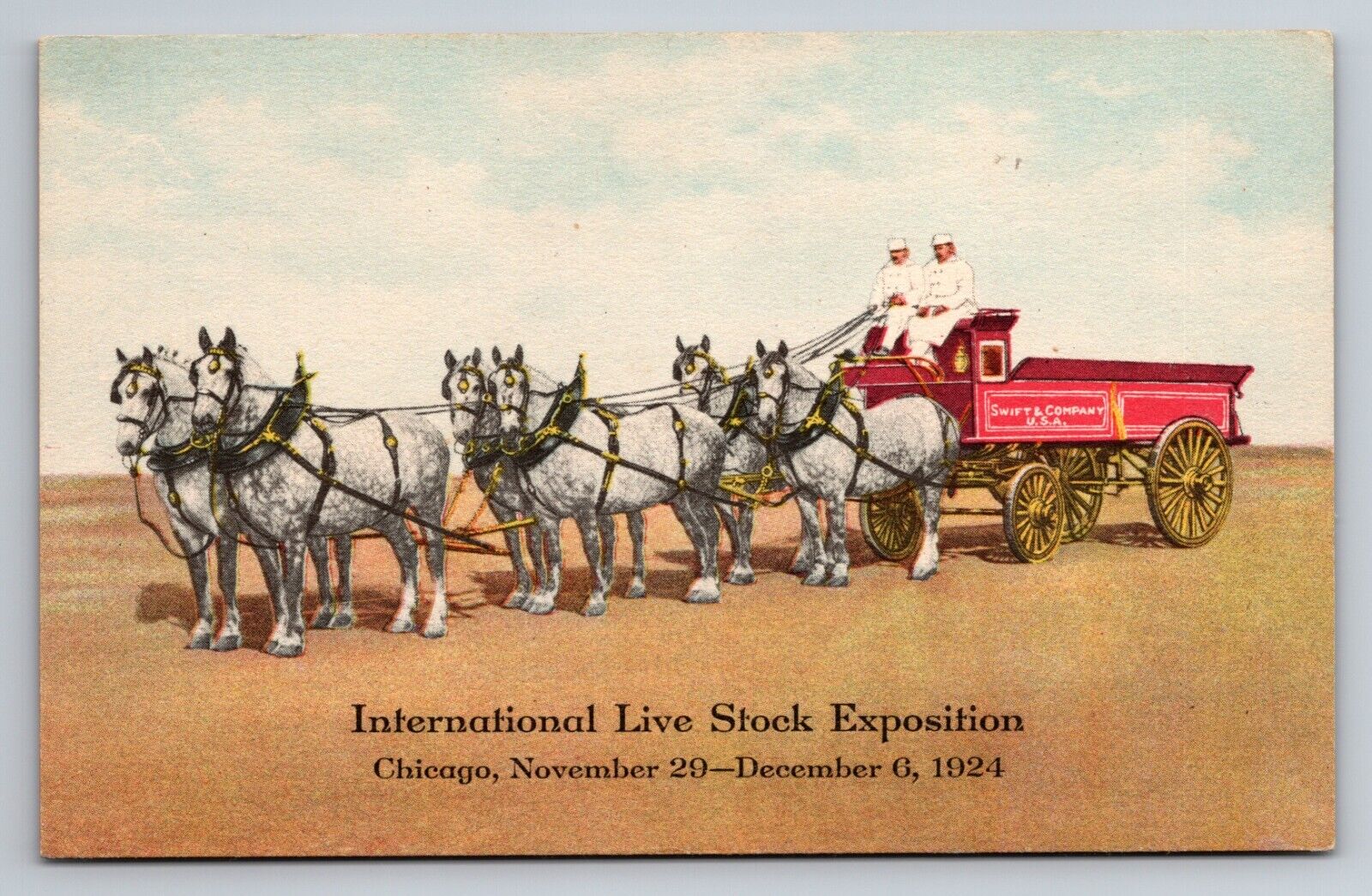 1924 International Live Stock Exposition Chicago Illinois Vintage Unposted