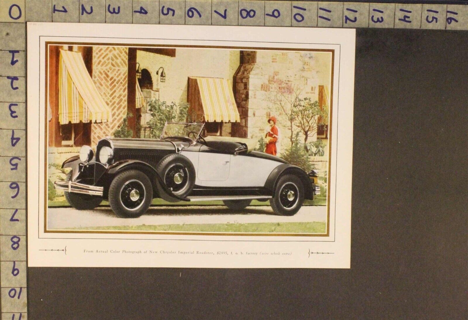 1930 CHRYSLER IMPERIAL ROADSTER FLAPPER BEAUTY CONVERTIBLE MOTOR AUTO CAR ADUY67